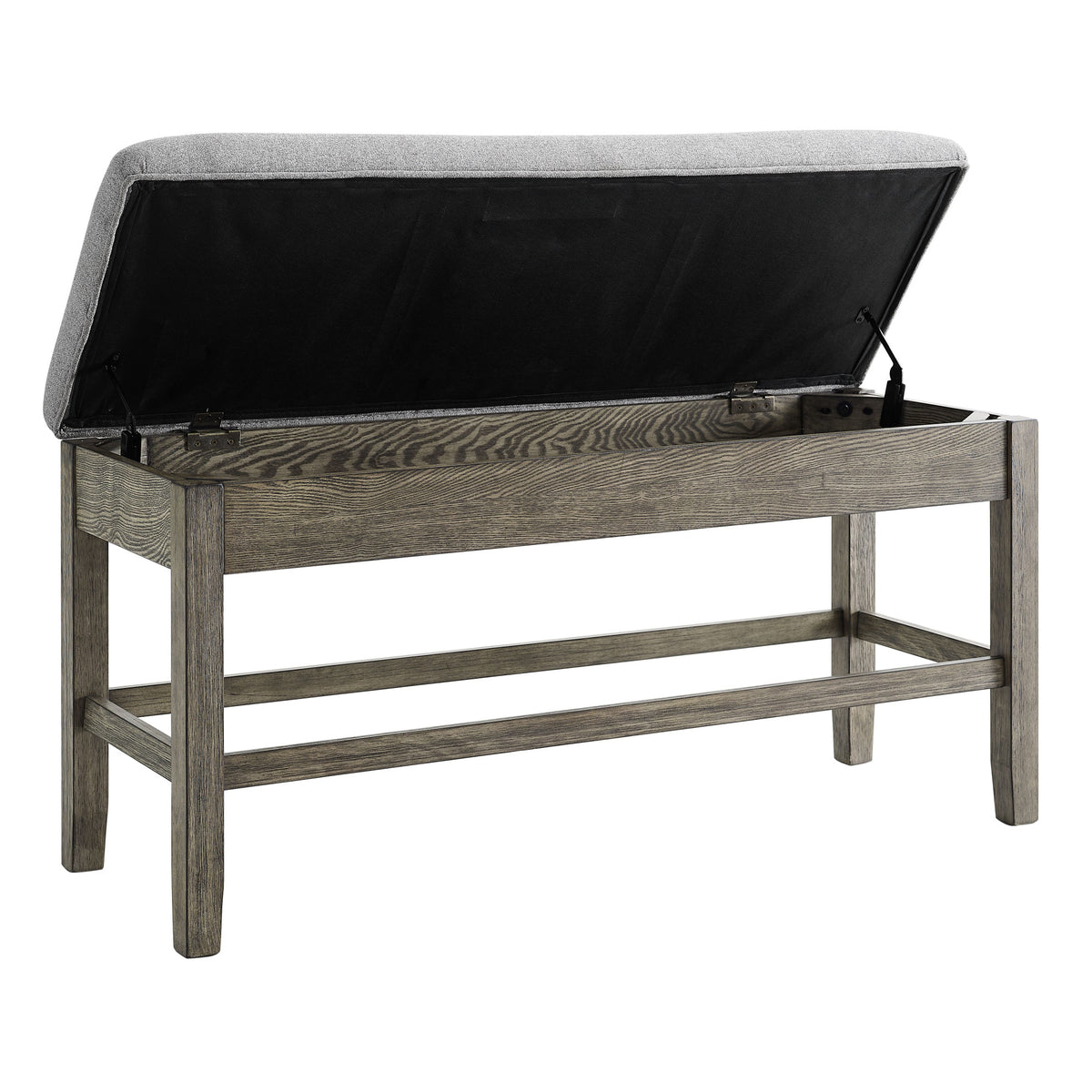 Grayson Gray/White Counter Height Set with Bench from Steve Silver - Luna Furniture