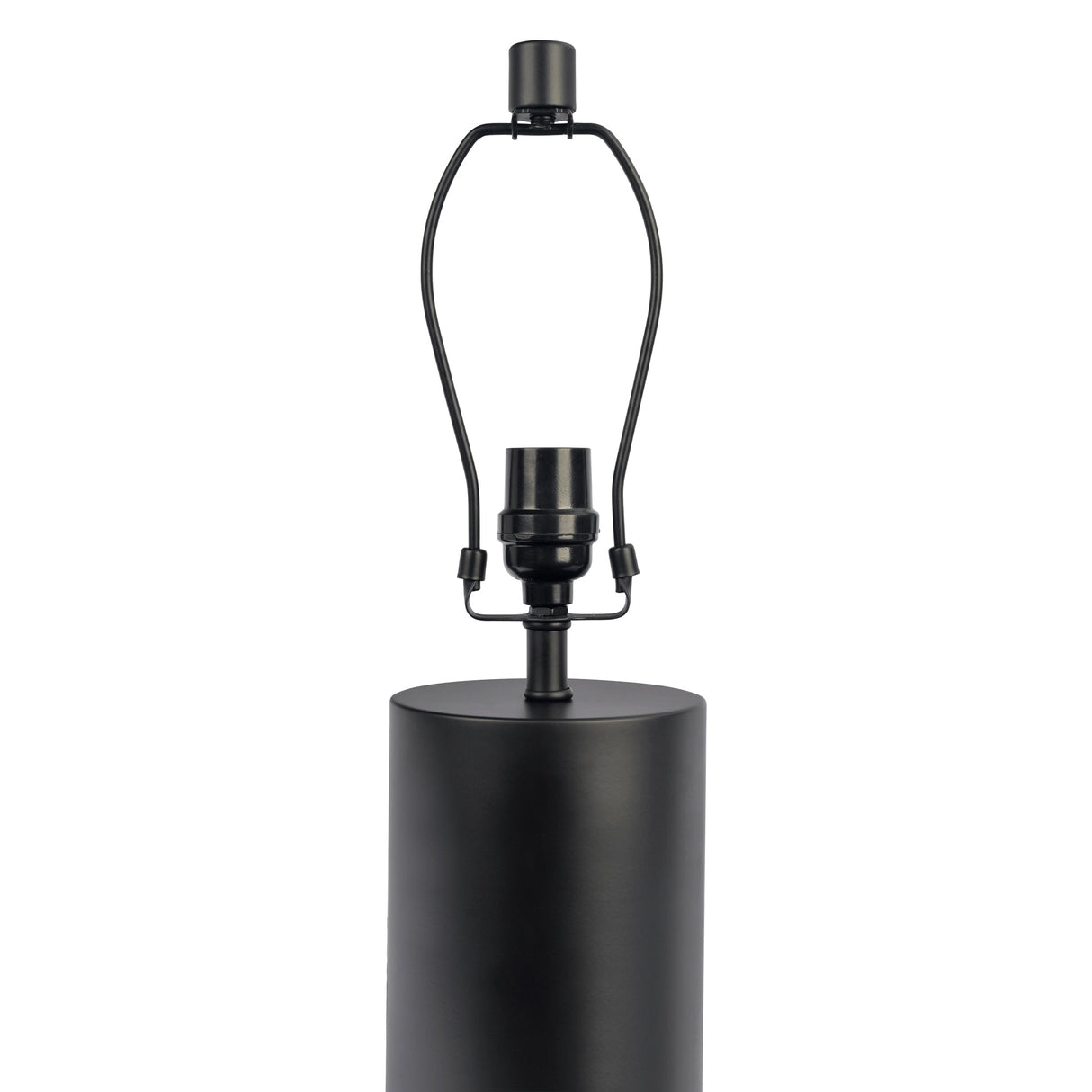 Aura Black Table Lamp with On/Off Switch Black Block Base from Ashcroft Furniture - Luna Furniture