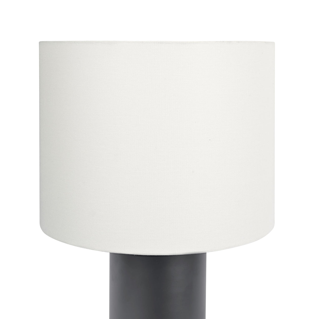 Aura Black Table Lamp with On/Off Switch Black Block Base from Ashcroft Furniture - Luna Furniture