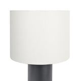 Aura Black Table Lamp with On/Off Switch Black Block Base from Ashcroft Furniture - Luna Furniture