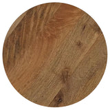 Aureo Wild Honey Round Solid Wood Accent Side Table from Coaster - Luna Furniture