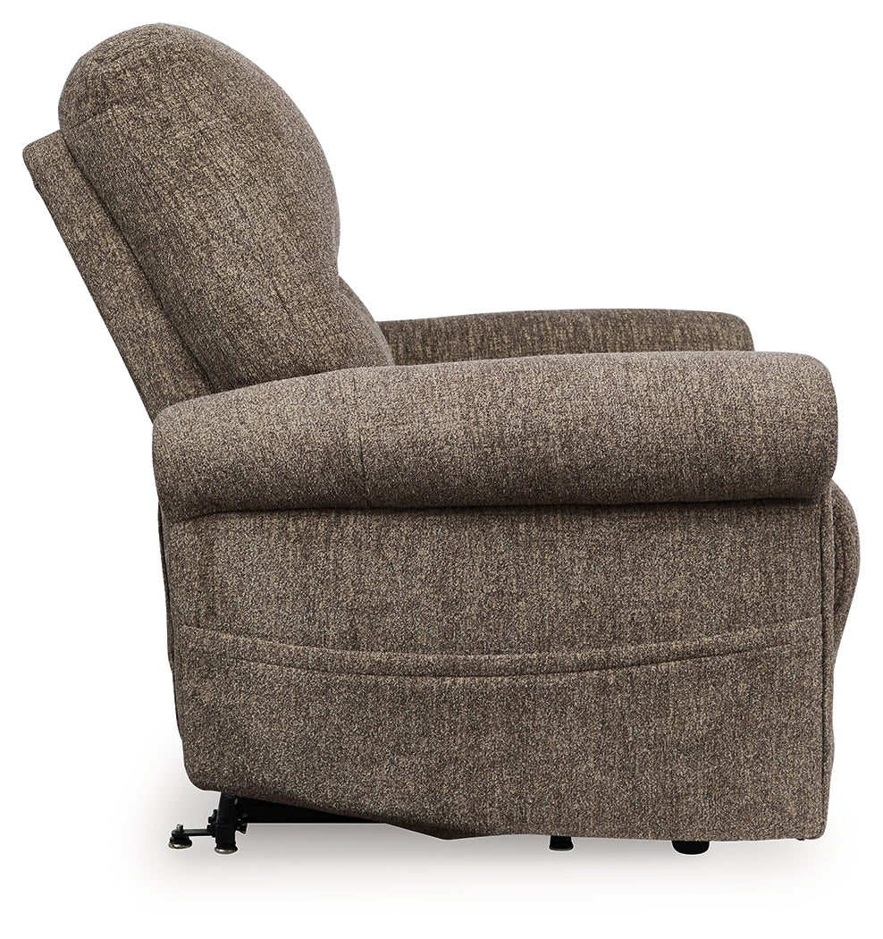 Aureta Earth Power Lift Recliner from Ashley - Luna Furniture