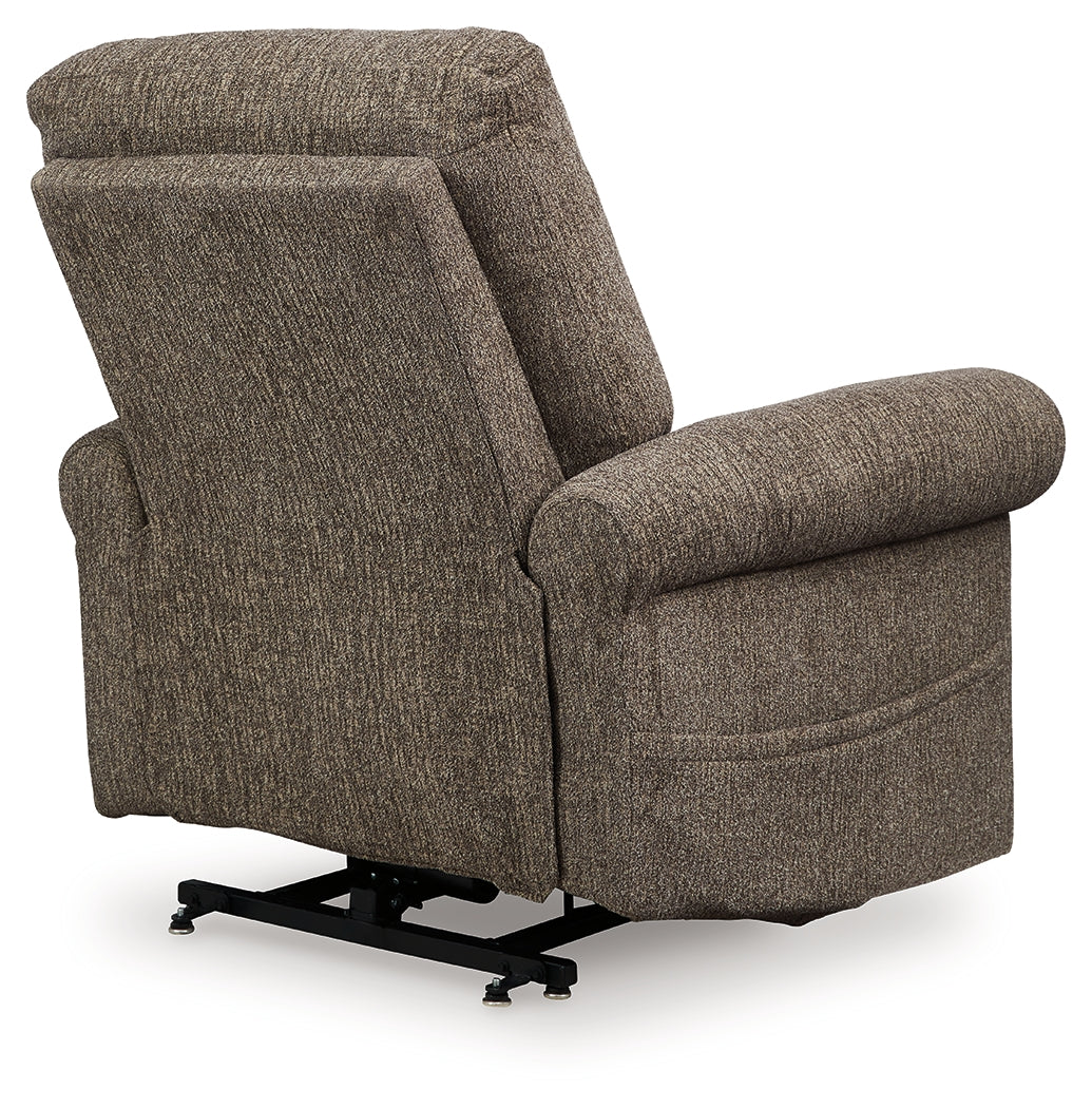 Aureta Earth Power Lift Recliner from Ashley - Luna Furniture