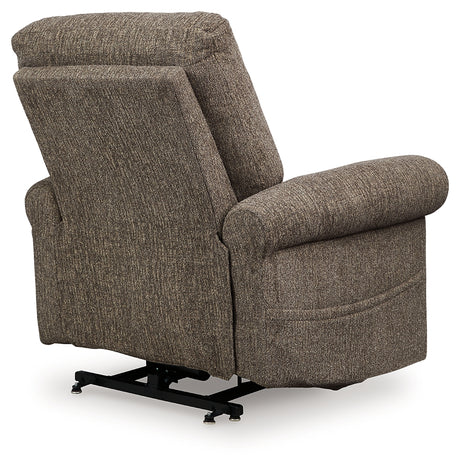 Aureta Earth Power Lift Recliner from Ashley - Luna Furniture