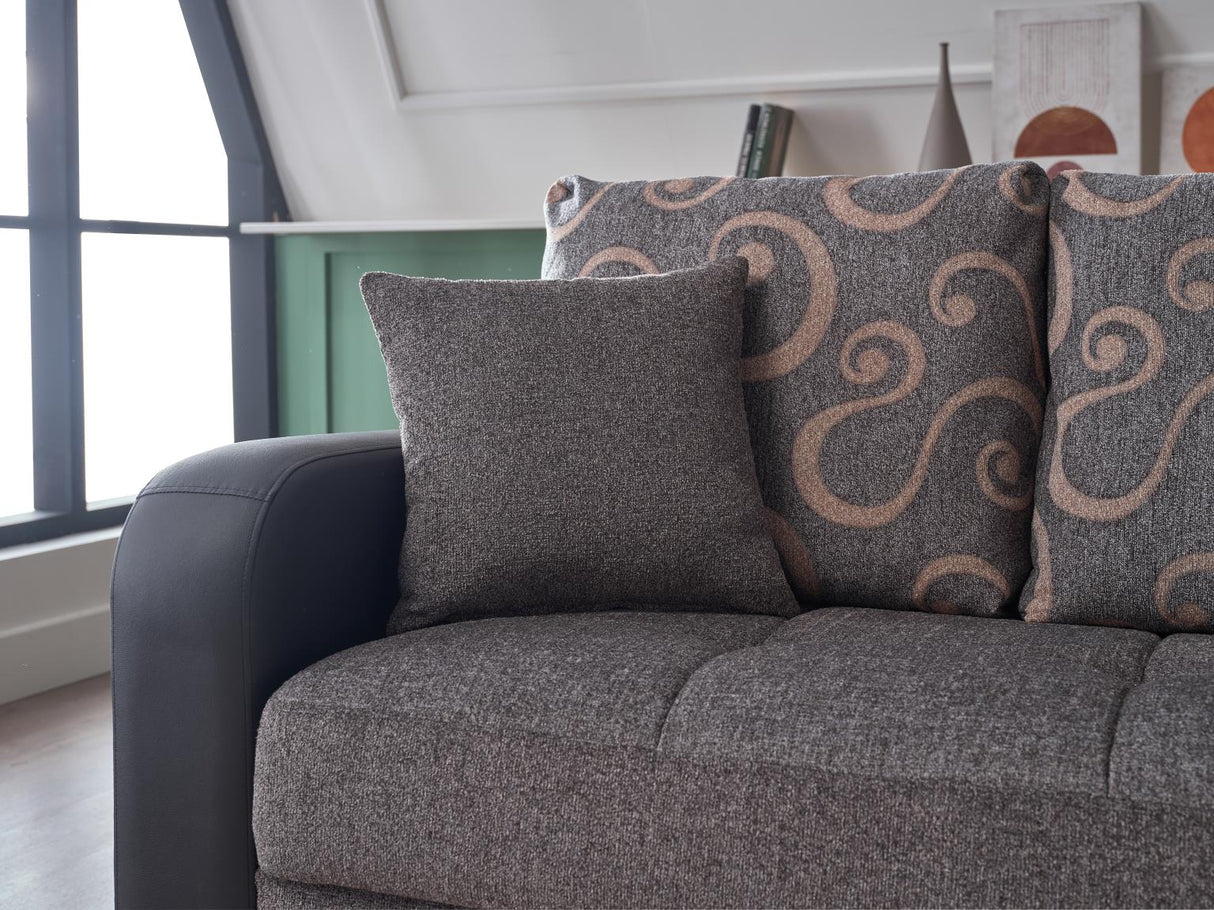 Austin Beatto Anthracite Sleeper Sofa from Bellona - Luna Furniture