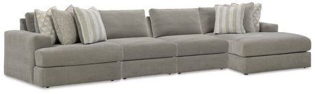 Avaliyah Ash 4-Piece Sectional from Ashley - Luna Furniture