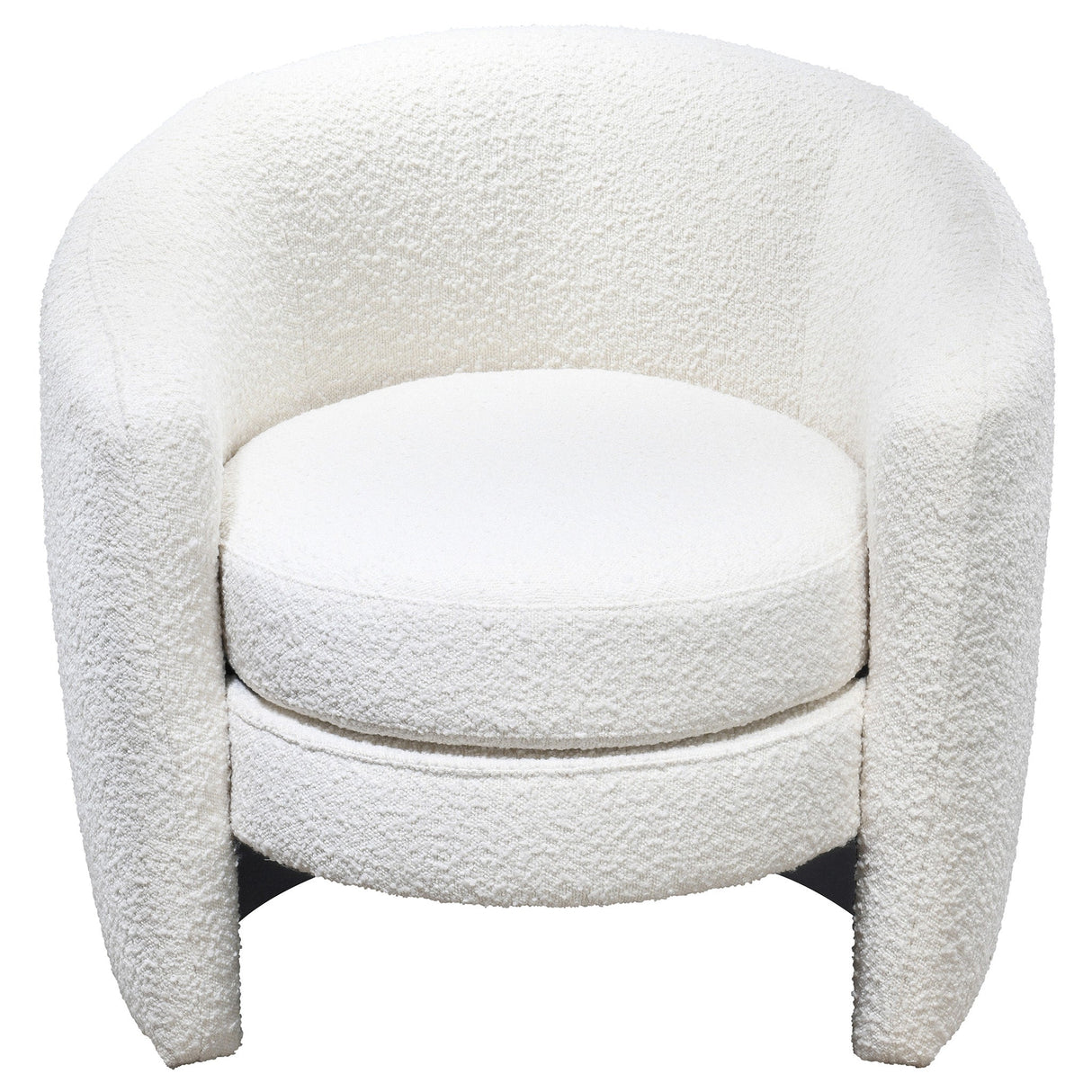 Avalon White Boucle Lounge Chair from Midinmod - Luna Furniture