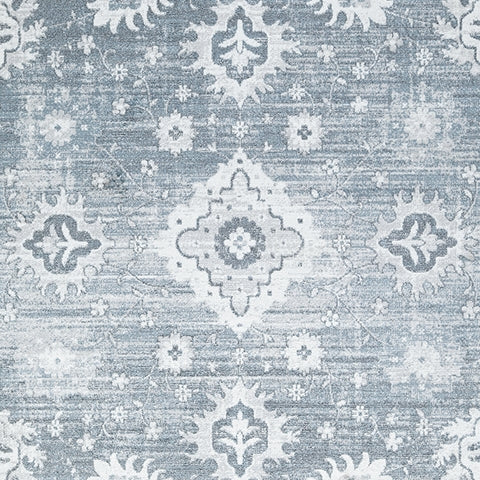 Avanworths Blue/Gray/Ivory Washable Medium Rug from Ashley - Luna Furniture