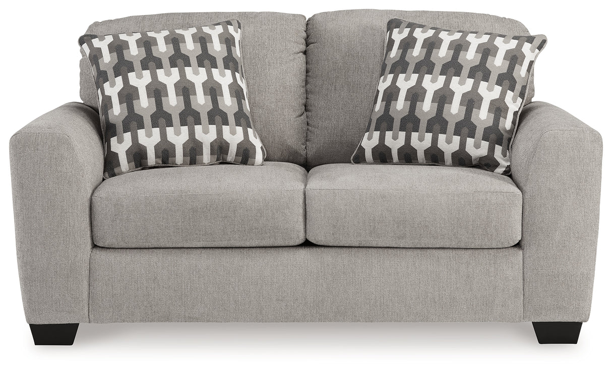 Avenal Park Flannel Loveseat from Ashley - Luna Furniture
