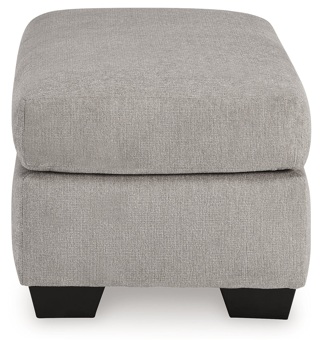 Avenal Park Flannel Ottoman from Ashley - Luna Furniture