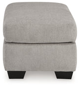 Avenal Park Flannel Ottoman from Ashley - Luna Furniture