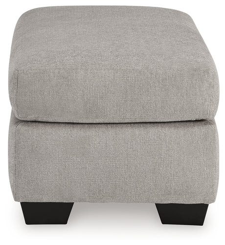 Avenal Park Flannel Ottoman from Ashley - Luna Furniture