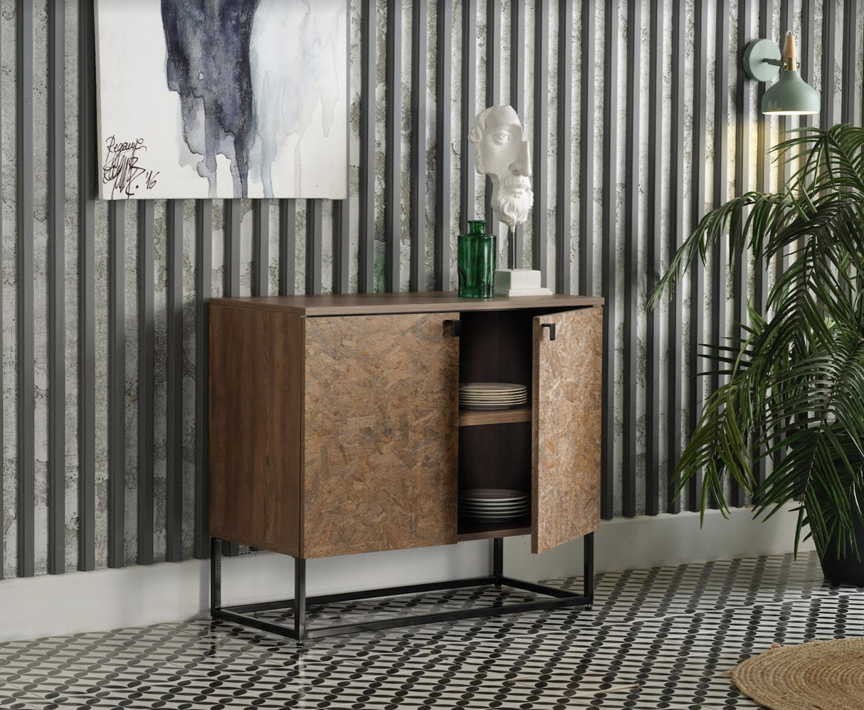 Avenir Lexington/Xelio Oak 2-Door Console from Bellona - Luna Furniture