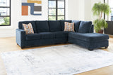 Aviemore Ink 2-Piece Sectional, Occasional Table Set and Lamp from Ashley - Luna Furniture