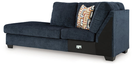 Aviemore Ink Left-Arm Facing Corner Chaise from Ashley - Luna Furniture