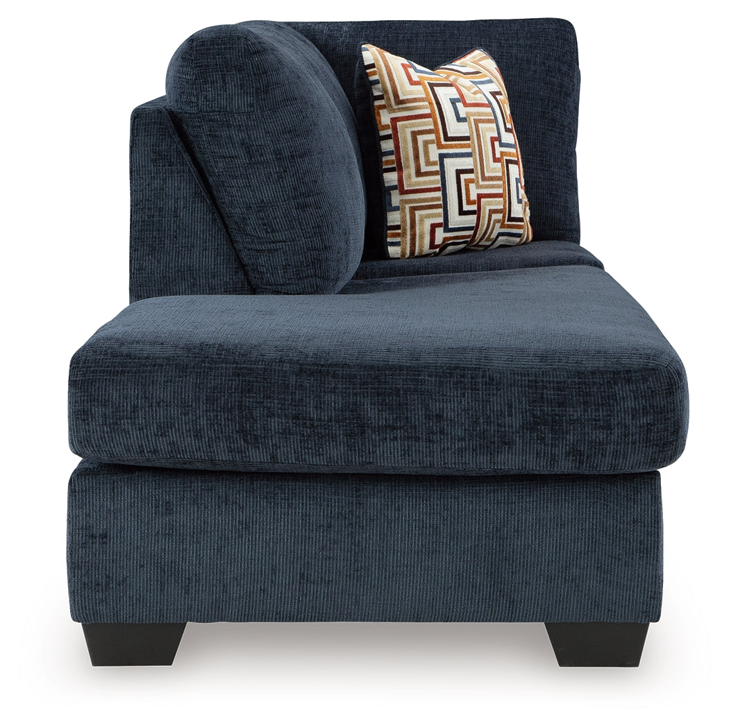 Aviemore Ink Left-Arm Facing Corner Chaise from Ashley - Luna Furniture