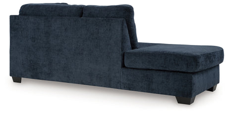 Aviemore Ink Left-Arm Facing Corner Chaise from Ashley - Luna Furniture