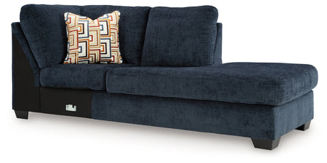 Aviemore Ink Right-Arm Facing Corner Chaise from Ashley Furniture - Luna Furniture
