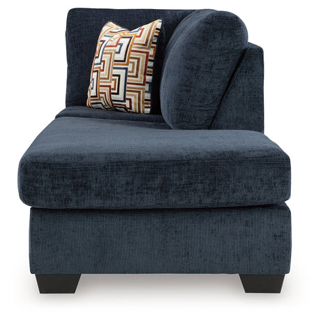 Aviemore Ink Right-Arm Facing Corner Chaise from Ashley Furniture - Luna Furniture