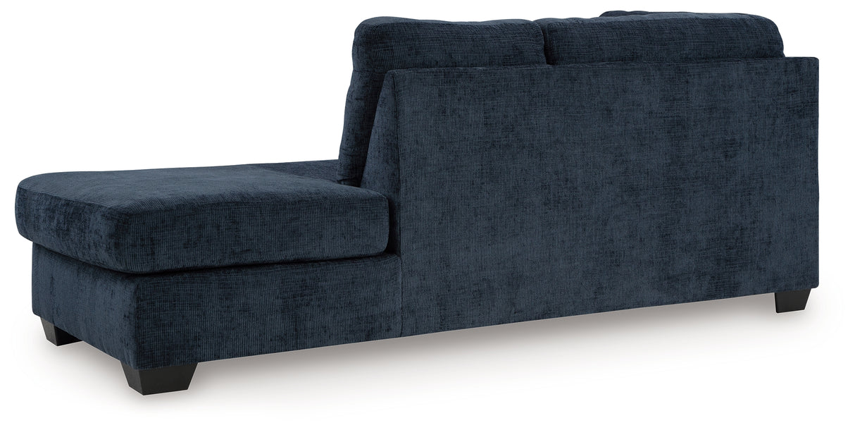 Aviemore Ink Right-Arm Facing Corner Chaise from Ashley Furniture - Luna Furniture