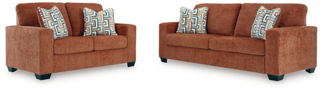 Aviemore Sofa and Loveseat in Spice from Ashley - Luna Furniture