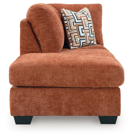 Aviemore Spice Left-Arm Facing Corner Chaise from Ashley - Luna Furniture