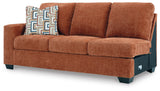 Aviemore Spice Left-Arm Facing Sofa from Ashley - Luna Furniture