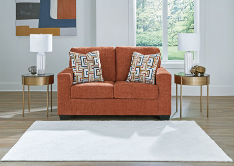 Aviemore Spice Loveseat from Ashley - Luna Furniture