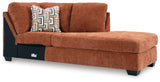 Aviemore Spice Right-Arm Facing Corner Chaise from Ashley - Luna Furniture