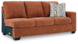 Aviemore Spice Right-Arm Facing Sofa from Ashley - Luna Furniture
