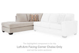 Aviemore Stone Left-Arm Facing Corner Chaise from Ashley Furniture - Luna Furniture