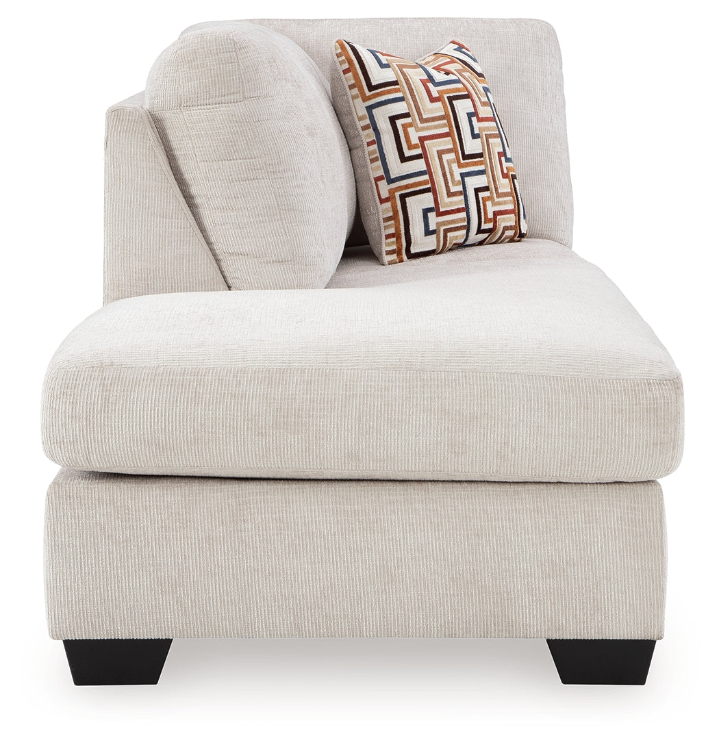Aviemore Stone Left-Arm Facing Corner Chaise from Ashley Furniture - Luna Furniture