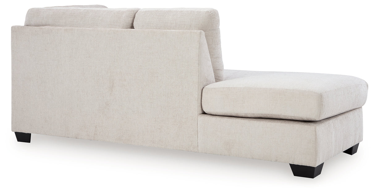 Aviemore Stone Left-Arm Facing Corner Chaise from Ashley Furniture - Luna Furniture