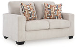 Aviemore Stone Loveseat from Ashley - Luna Furniture