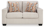 Aviemore Stone Loveseat from Ashley - Luna Furniture