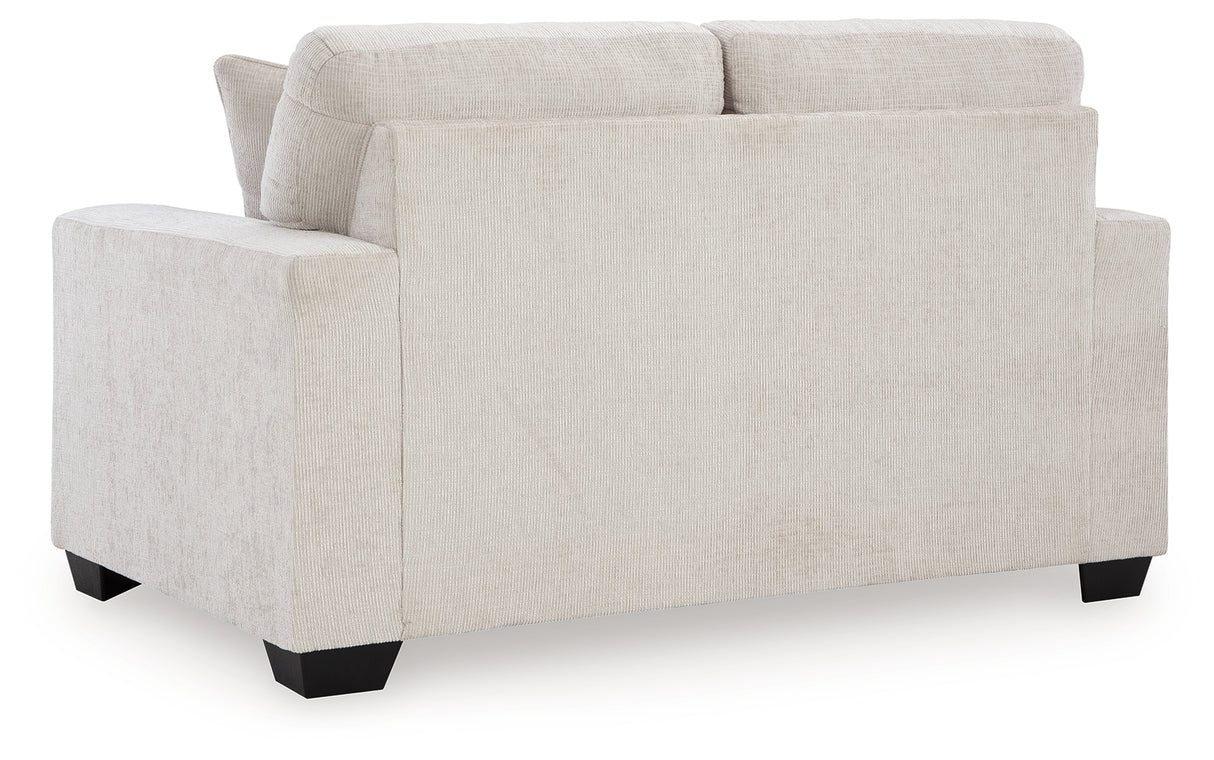 Aviemore Stone Loveseat from Ashley - Luna Furniture