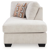 Aviemore Stone Right-Arm Facing Corner Chaise from Ashley Furniture - Luna Furniture
