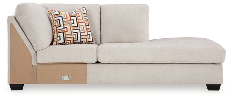 Aviemore Stone Right-Arm Facing Corner Chaise from Ashley - Luna Furniture