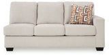 Aviemore Stone Right-Arm Facing Sofa from Ashley Furniture - Luna Furniture