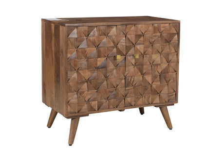 Veneto Matte Walnut Accent Cabinet from Steve Silver - Luna Furniture