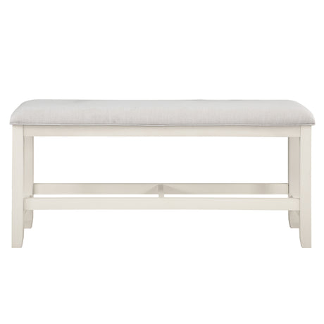 Hyland Vanilla Counter Height Dining Bench from Steve Silver - Luna Furniture