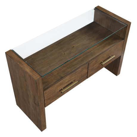 Garland Glass Top Sofa Table from Steve Silver - Luna Furniture