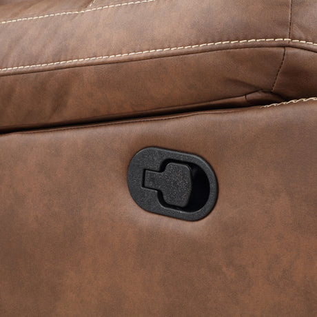 Rudger Chestnut Manual Recliner from Steve Silver - Luna Furniture