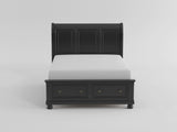 1714W-1*44-Piece Bedroom Set (Queen Bed, Nightstand, Dresser, Mirror) from Homelegance - Luna Furniture