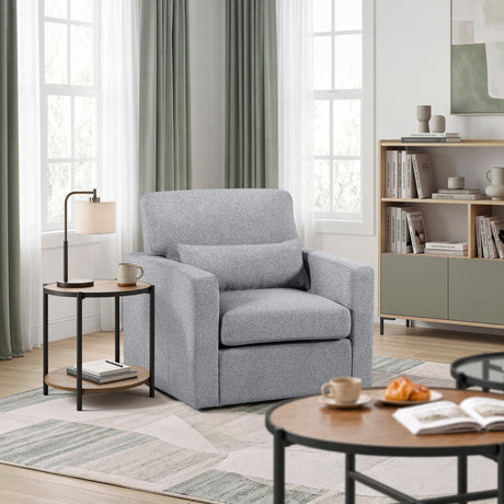 Pompano Gray Swivel Chair from Homelegance - Luna Furniture