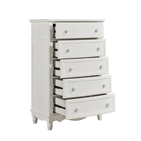 B1799T-1*9 5-Piece Youth Bedroom Set (Twin Bed, Nightstand, Dresser, Mirror, Chest) from Homelegance - Luna Furniture