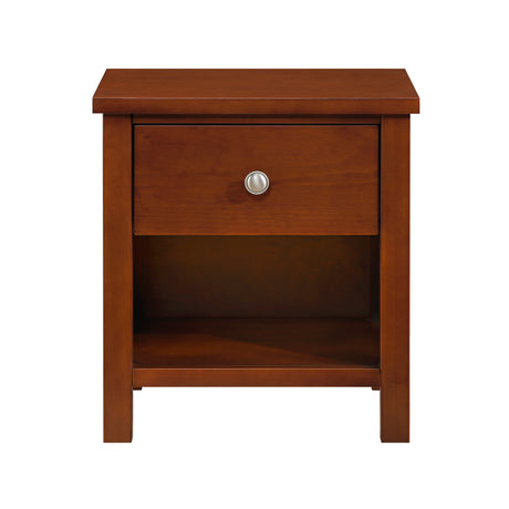 Rowe Dark Cherry Drawer Night Stand from Homelegance - Luna Furniture