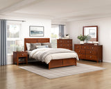 Rowe Dark Cherry Mirror, Wide from Homelegance - Luna Furniture
