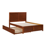 Rowe Dark Cherry Full Platform Bed from Homelegance - Luna Furniture