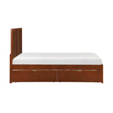 Rowe Dark Cherry Full Platform Bed from Homelegance - Luna Furniture